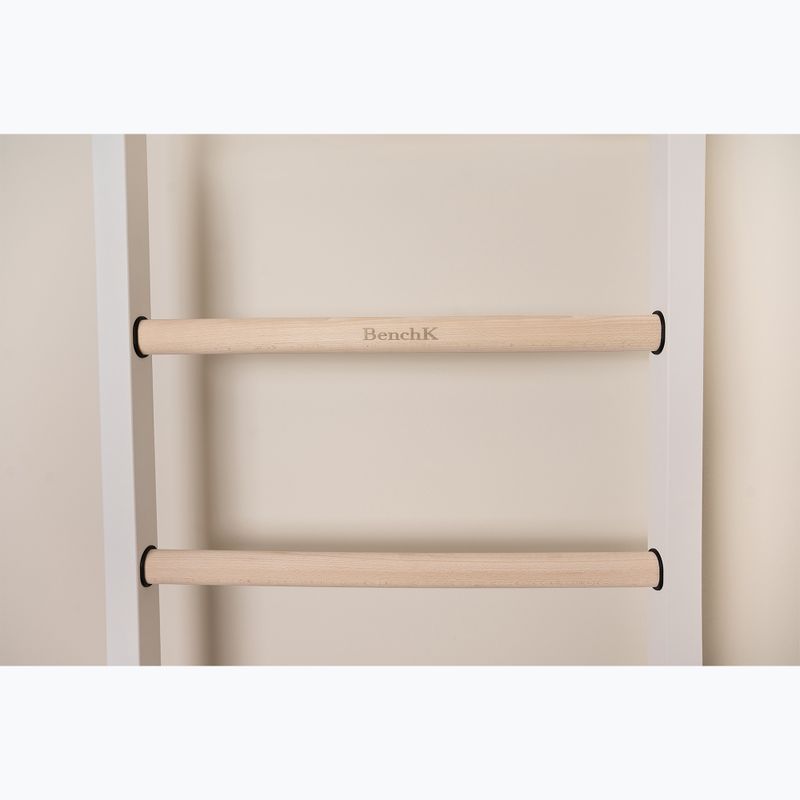 Drabinka gimnastyczna BenchK biała BK-721W+A204 8