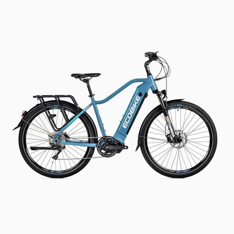 Rower elektryczny EcoBike MX500 48V 17.5Ah 840Wh X500 LG blue 2