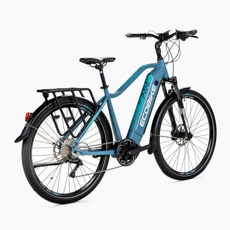 Rower elektryczny EcoBike MX500 48V 17.5Ah 840Wh X500 LG blue 3