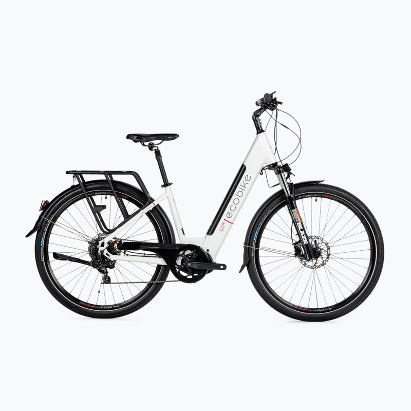 Rower elektryczny EcoBike LX300 48V 10.4Ah 499.2Wh X300 Greenway white
