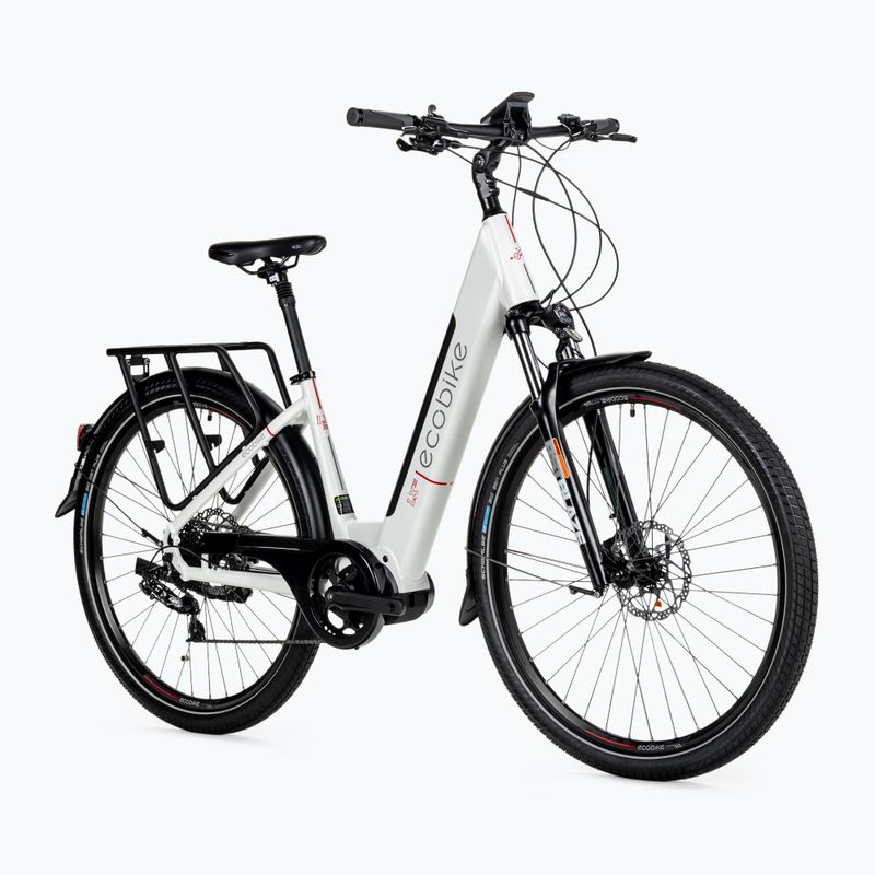 Rower elektryczny EcoBike LX300 48V 10.4Ah 499.2Wh X300 Greenway white 2