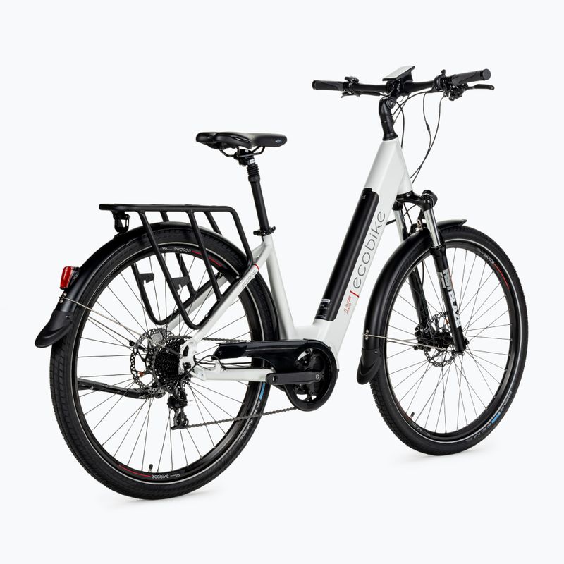 Rower elektryczny EcoBike LX300 48V 10.4Ah 499.2Wh X300 Greenway white 3