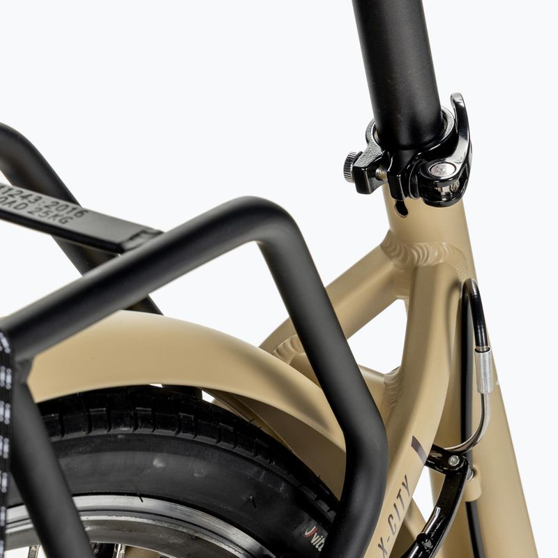 Rower elektryczny EcoBike X-City 36V 13Ah 468Wh X-CR LG cappuccino 8
