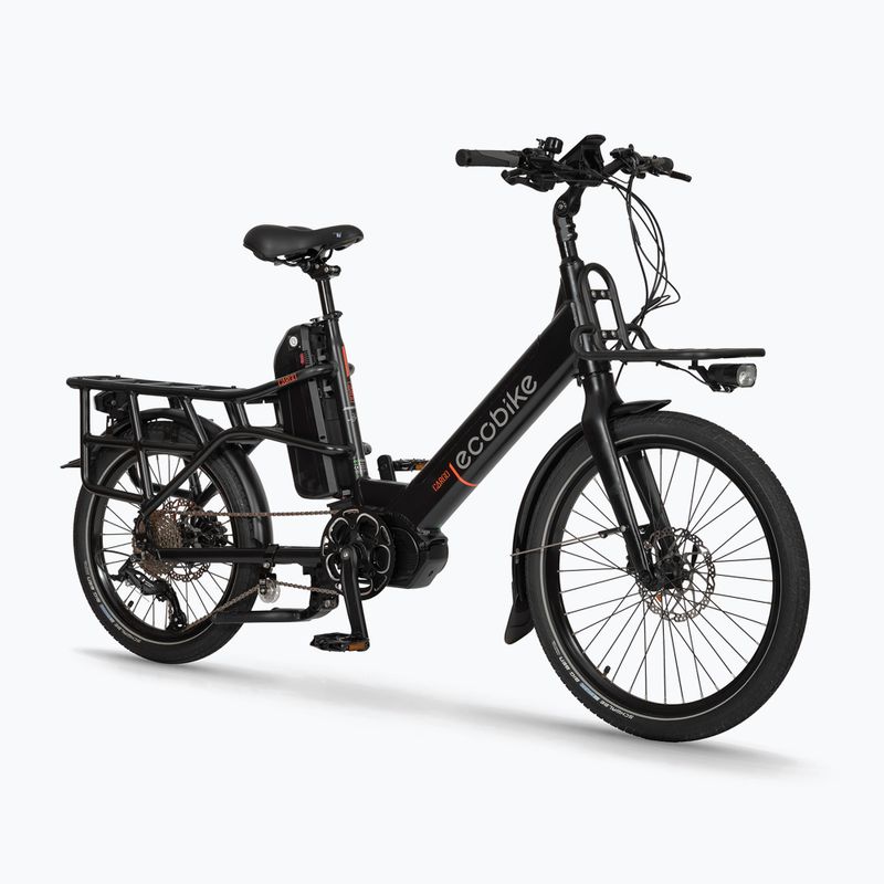 Rower elektryczny EcoBike Cargo 48V 16Ah Trapez Cargo+X300 10.4Ah 1200Wh Greenway black 2