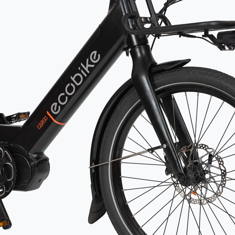 Rower elektryczny EcoBike Cargo 48V 16Ah Trapez Cargo+X300 10.4Ah 1200Wh Greenway black 6