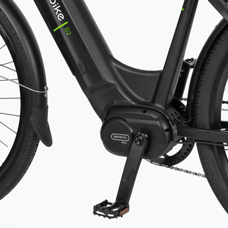 Rower elektryczny EcoBike D2 City 48V 14Ah 672Wh Smart BMS black 12