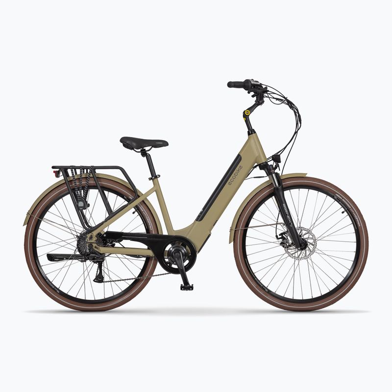Rower elektryczny EcoBike X-City 36V 13Ah 468Wh Greenway cappuccino 14