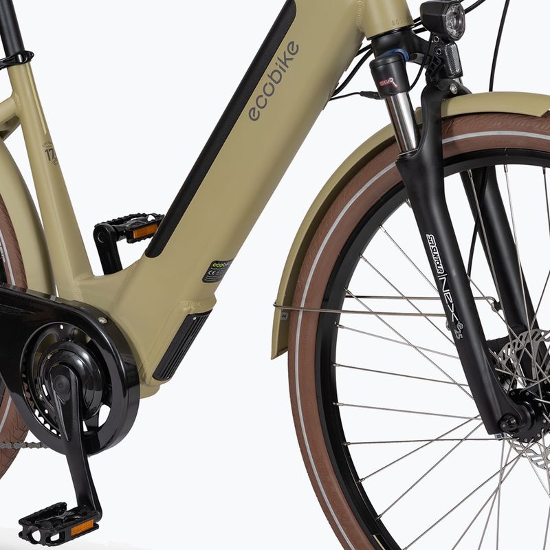 Rower elektryczny EcoBike X-City 36V 13Ah 468Wh Greenway cappuccino 9