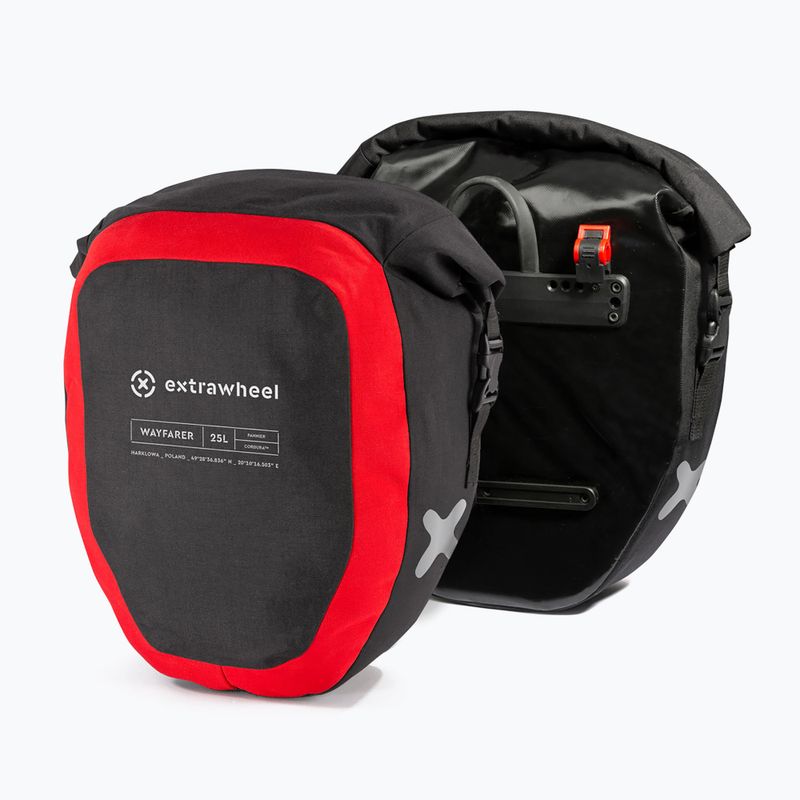 Sakwy rowerowe Extrawheel Wayfarer Premium 2 x 25 l