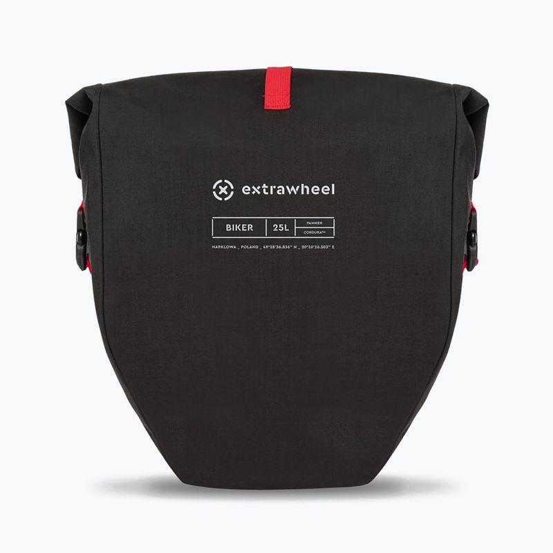 Sakwy rowerowe Extrawheel Biker Premium 2 x 25 l black 4