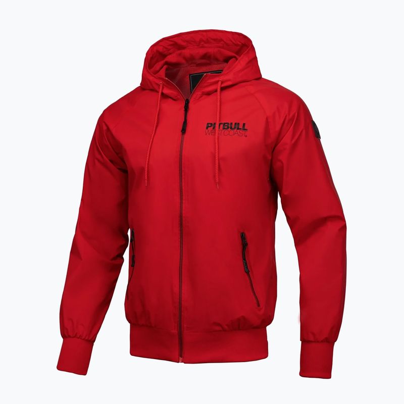 Kurtka męska Pitbull Athletic Hooded Nylon red 6