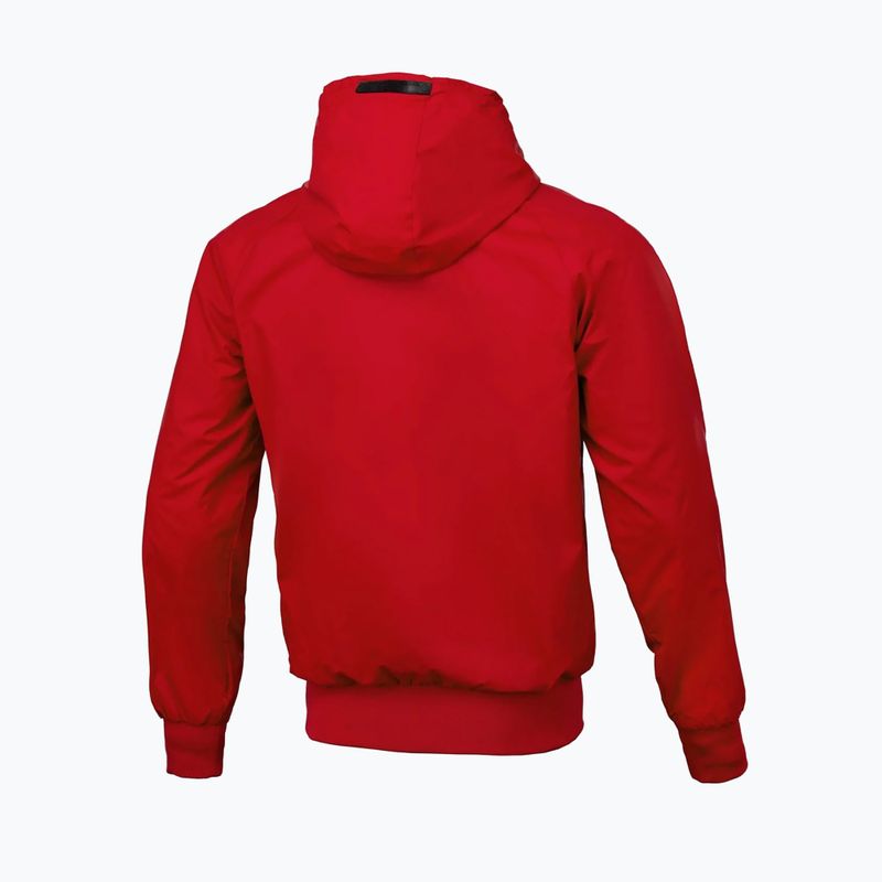 Kurtka męska Pitbull Athletic Hooded Nylon red 7
