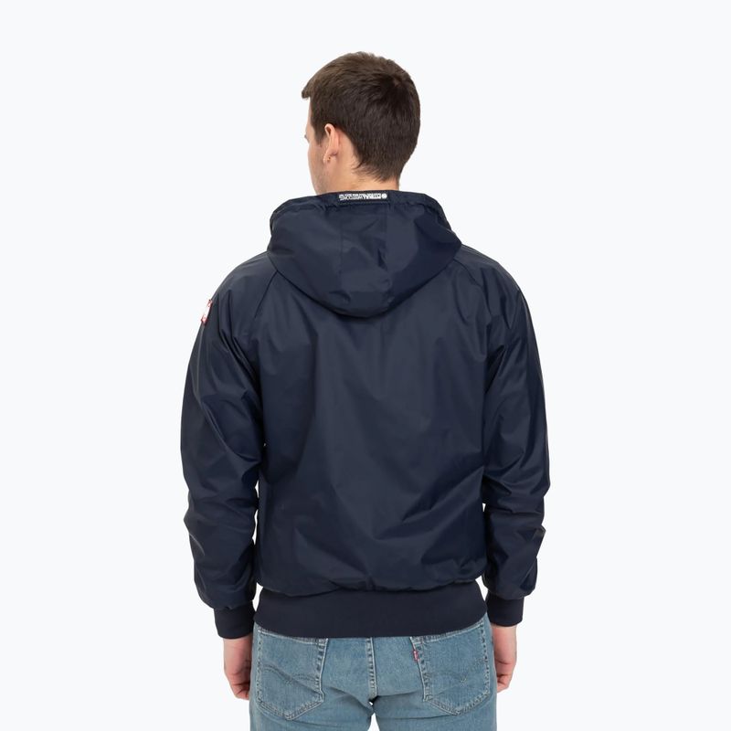 Kurtka męska Pitbull Athletic Hooded Nylon dark navy 3