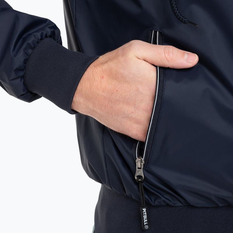 Kurtka męska Pitbull Athletic Hooded Nylon dark navy 4