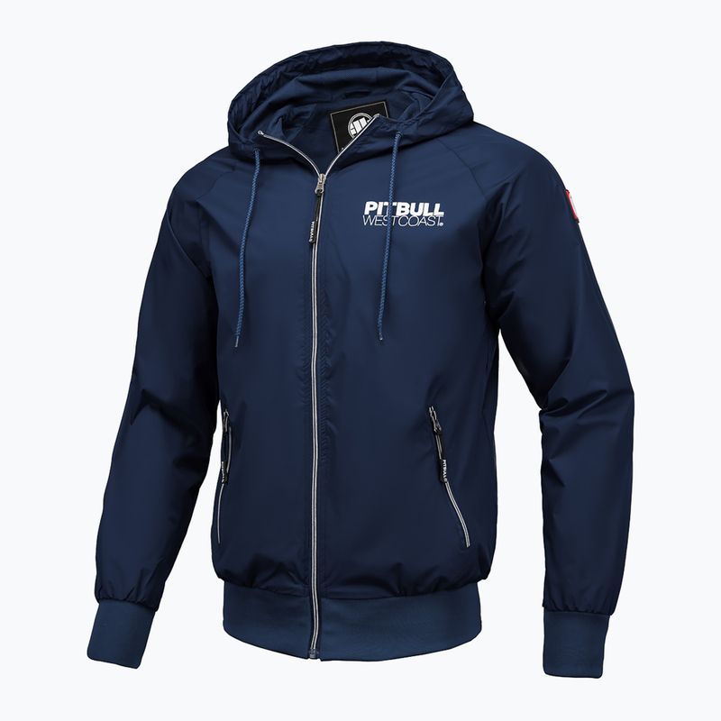 Kurtka męska Pitbull Athletic Hooded Nylon dark navy 7