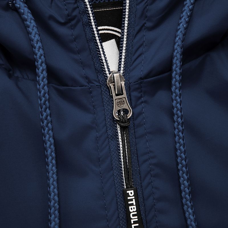Kurtka męska Pitbull Athletic Hooded Nylon dark navy 9