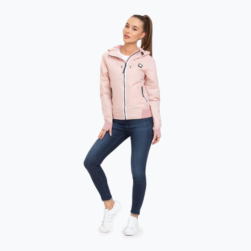 Kurtka damska Pitbull Aaricia Hooded Nylon pink 2