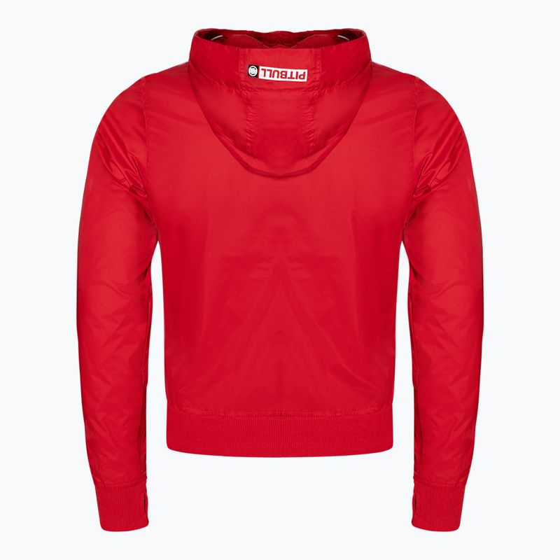 Kurtka damska Pitbull Aaricia Sleeve Hooded Nylon red 2
