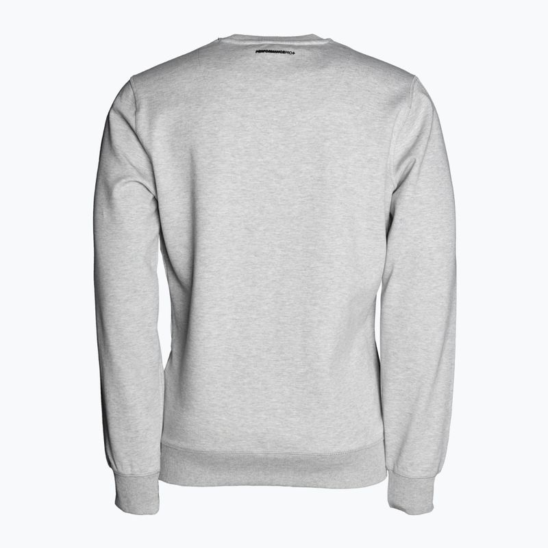 Bluza męska Pitbull Crewneck Fern grey/melange 2