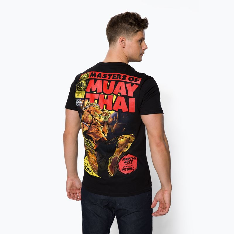Koszulka męska Pitbull Master Of Muay Thai black 3