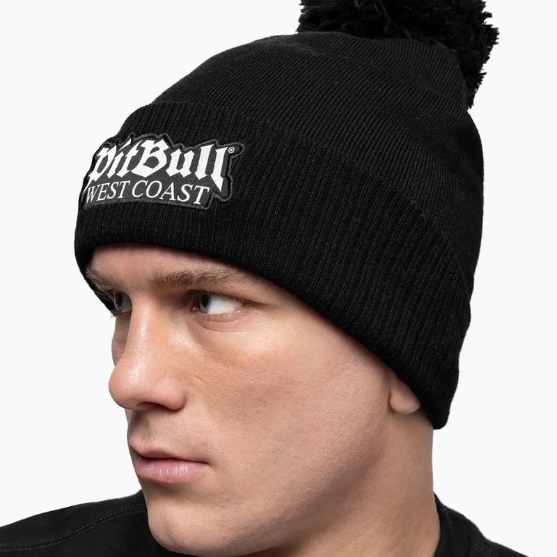 Czapka zimowa Pitbull Beanie Bubble One Tone Old Logo black 4