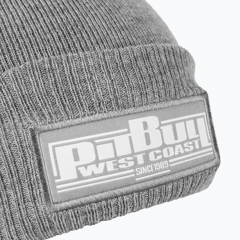 Czapka zimowa męska Pitbull Beanie One Tone Boxing grey 3