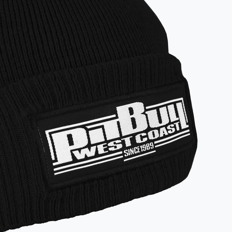 Czapka zimowa męska Pitbull Beanie One Tone Boxing black 3