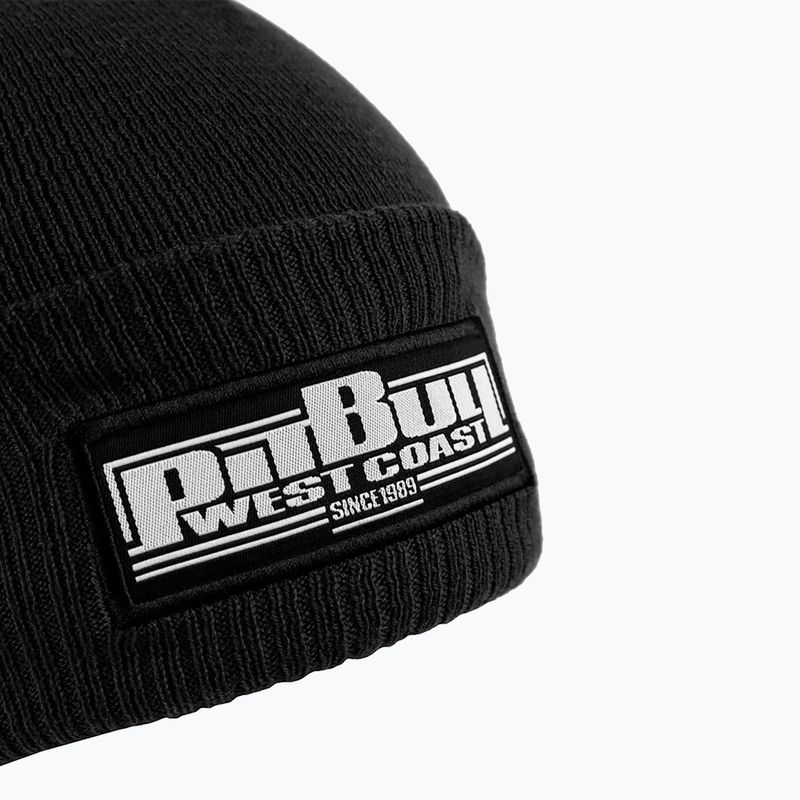 Czapka zimowa męska Pitbull Beanie Bubble One Tone Boxing black 3