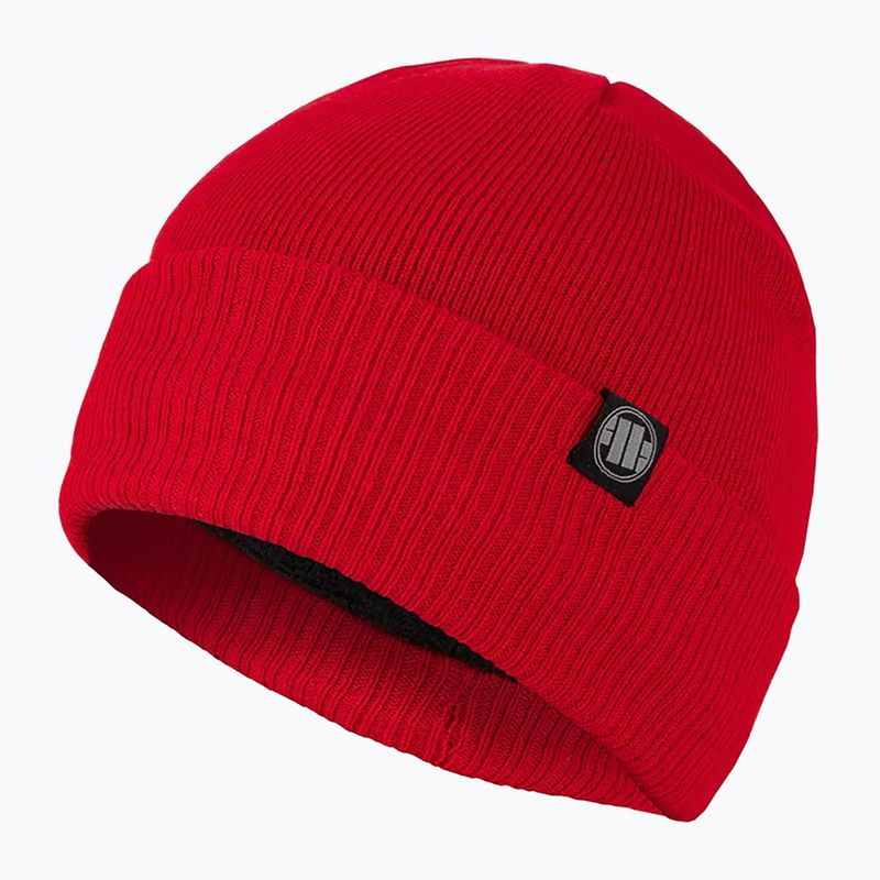 Czapka zimowa Pitbull Beanie Small Logo red