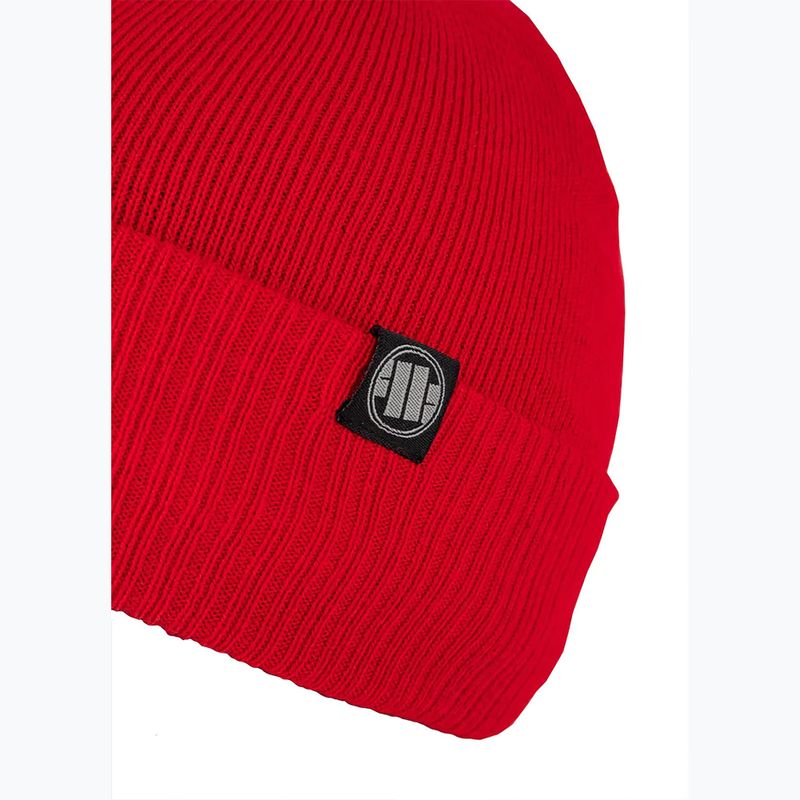 Czapka zimowa Pitbull Beanie Small Logo red 3