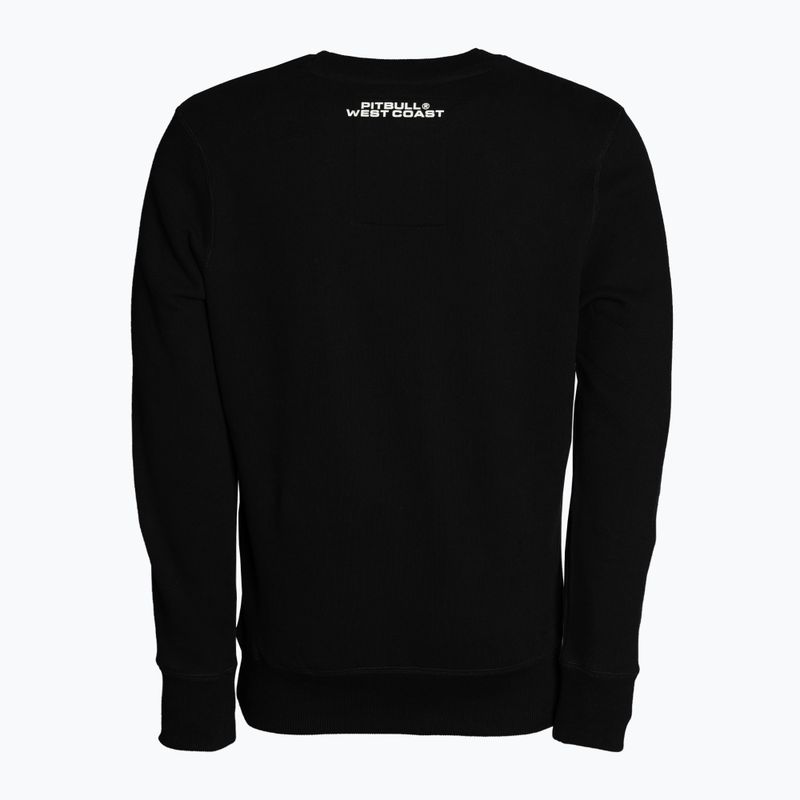 Bluza męska Pitbull Crewneck Raster Dog black 2