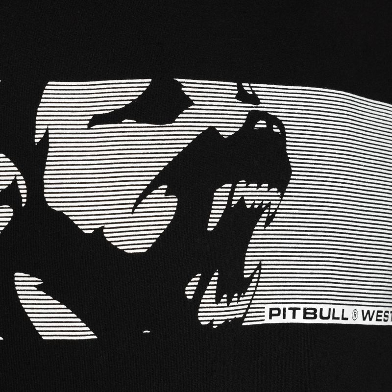Bluza męska Pitbull Crewneck Raster Dog black 3