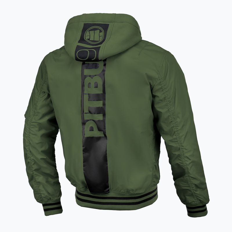 Kurtka męska Pitbull Nimitz  Hooded olive 2