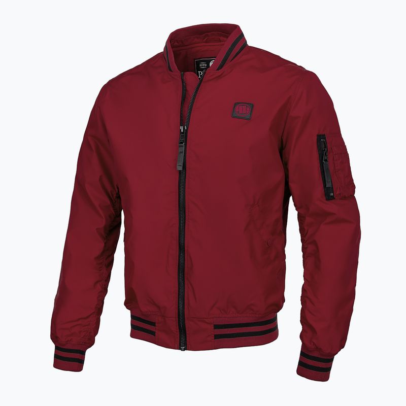 Kurtka męska Pitbull Nimitz Hooded burgundy 9