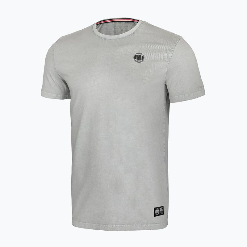 Koszulka męska Pitbull T-Shirt Small Logo Denim Washed 190 grey/melange
