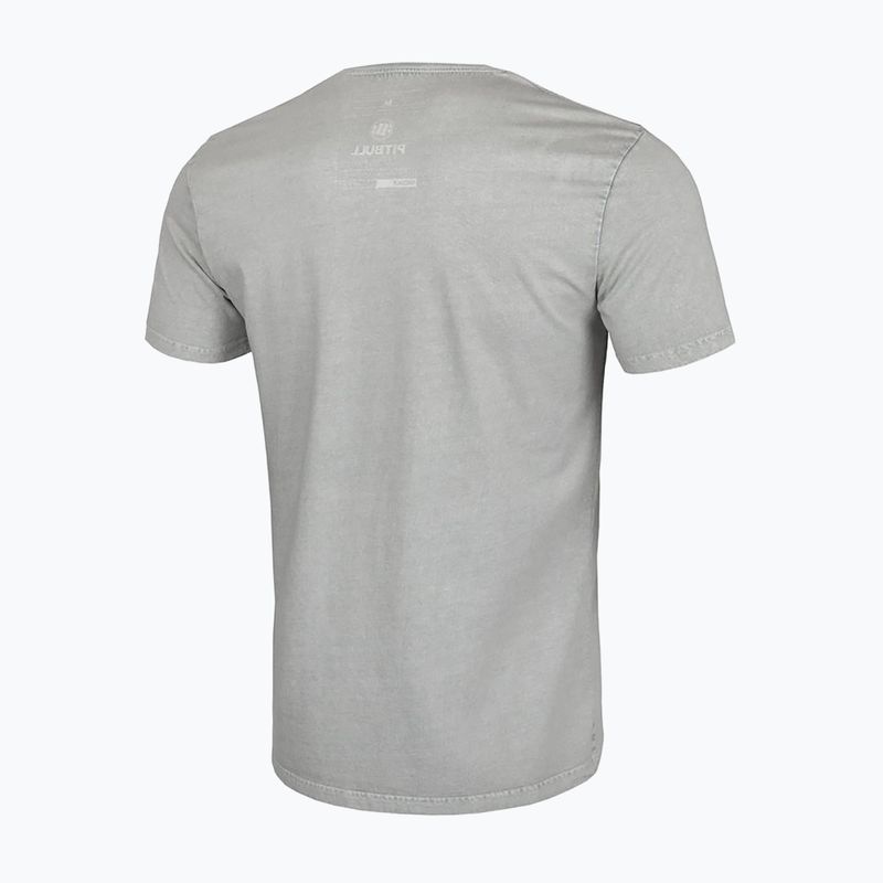Koszulka męska Pitbull T-Shirt Small Logo Denim Washed 190 grey/melange 2