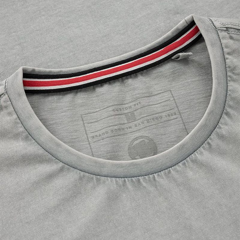 Koszulka męska Pitbull T-Shirt Small Logo Denim Washed 190 grey/melange 3