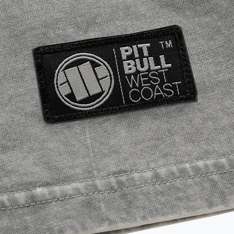 Koszulka męska Pitbull T-Shirt Small Logo Denim Washed 190 grey/melange 6