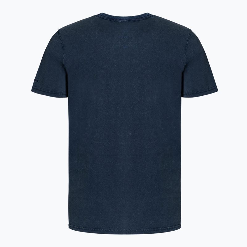 Koszulka męska Pitbull T-Shirt Small Logo Denim Washed 190 dark navy 2