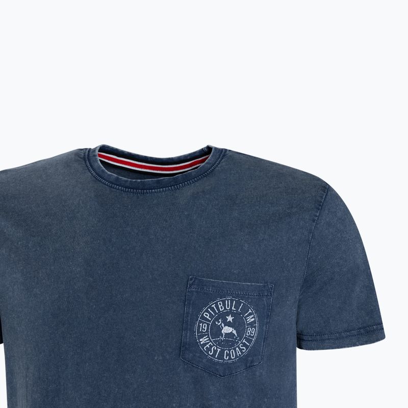 Koszulka męska Pitbull T-Shirt Circle Dog dark navy 3