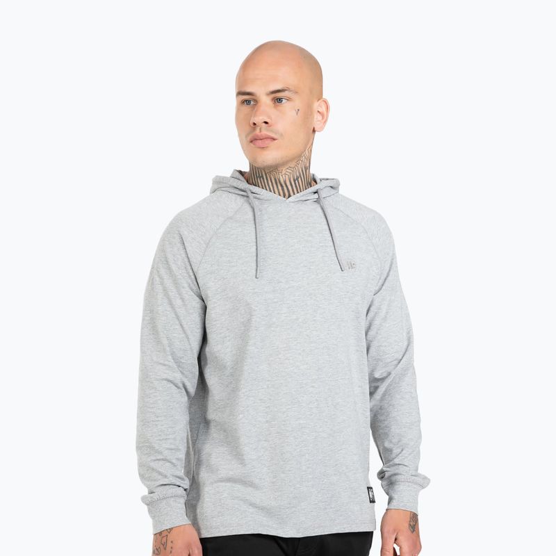 Bluza męska Pitbull Hooded Small Logo Spandex 210 grey