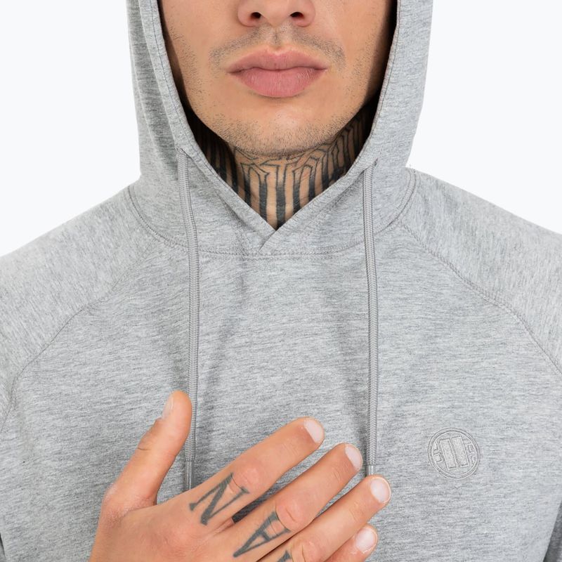 Bluza męska Pitbull Hooded Small Logo Spandex 210 grey 5
