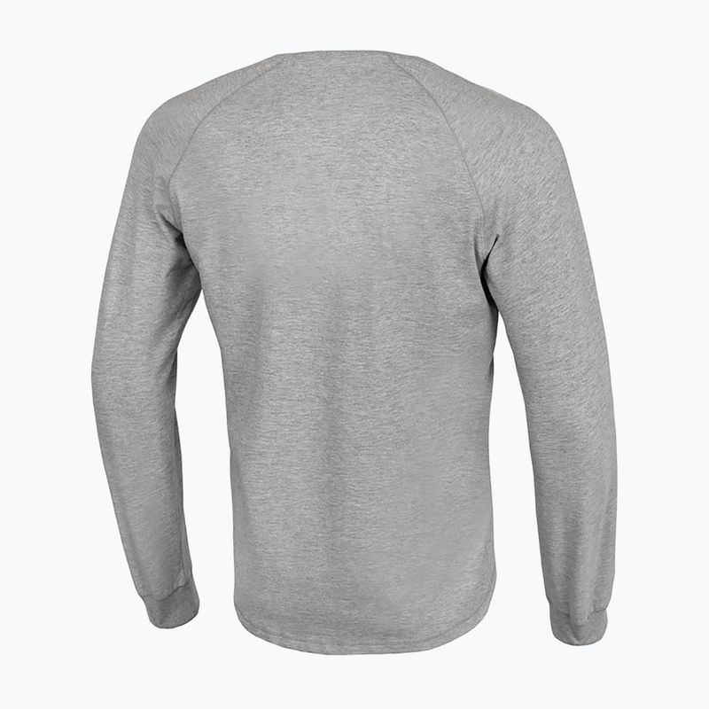 Longsleeve męski Pitbull Mercado Hilltop Spandex 210 grey/melange 2