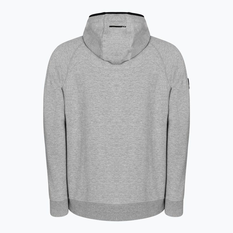 Bluza męska Pitbull Skylark Hooded Sweatshirt grey/melange 2