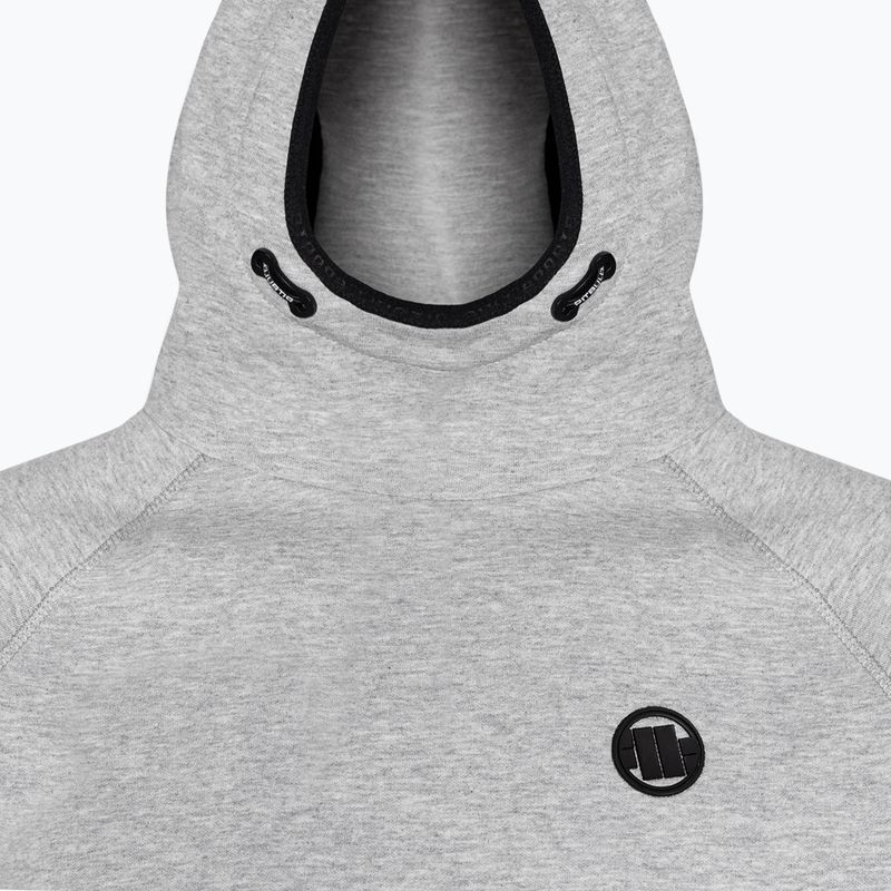 Bluza męska Pitbull Skylark Hooded Sweatshirt grey/melange 4