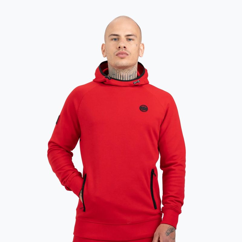 Bluza męska Pitbull Skylark Hooded Sweatshirt red