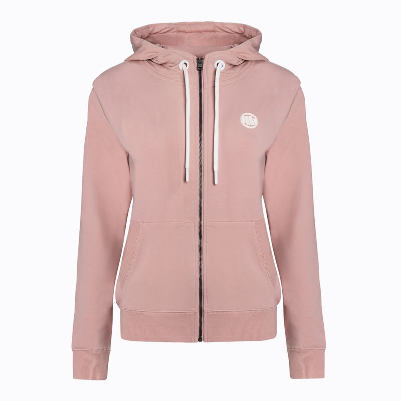 Bluza damska Pitbull Hooded Zip French Terry powder pink