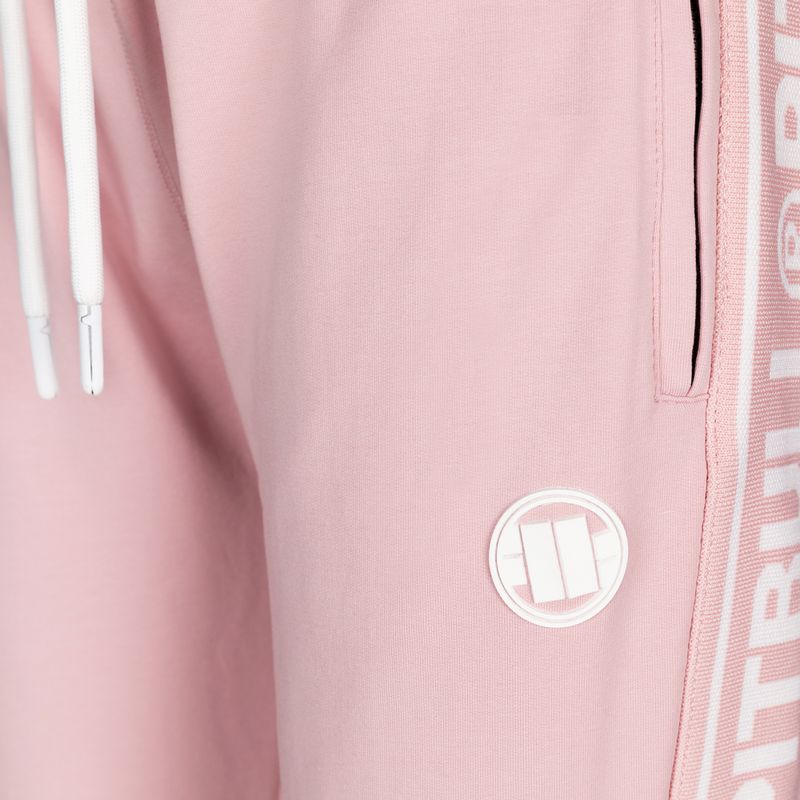 Spodnie damskie Pitbull Jogging Pants F.T. 21 Small Logo powder pink 3