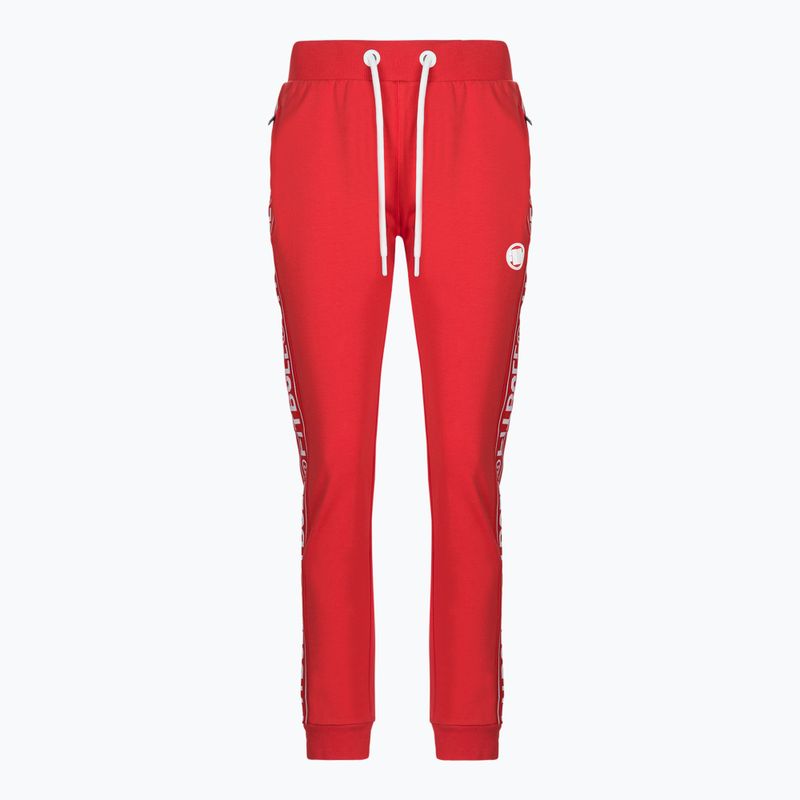 Spodnie damskie Pitbull Jogging Pants F.T. 21 Small Logo red