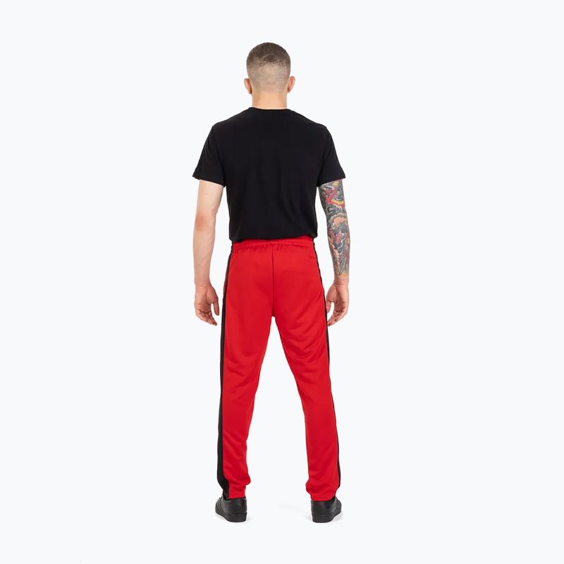 Spodnie męskie Pitbull Oldschool Track Pants Raglan red 3